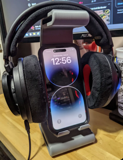 Soporte para Audífonos y celular