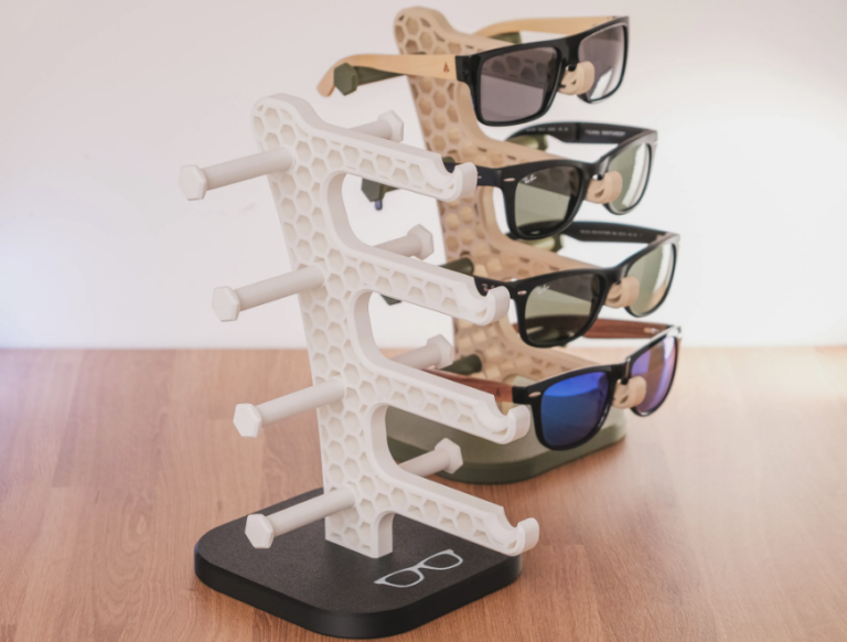 Exhibidor de lentes para 4 piezas
