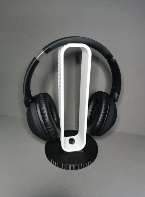 Soporte para audífonos circular ovalado