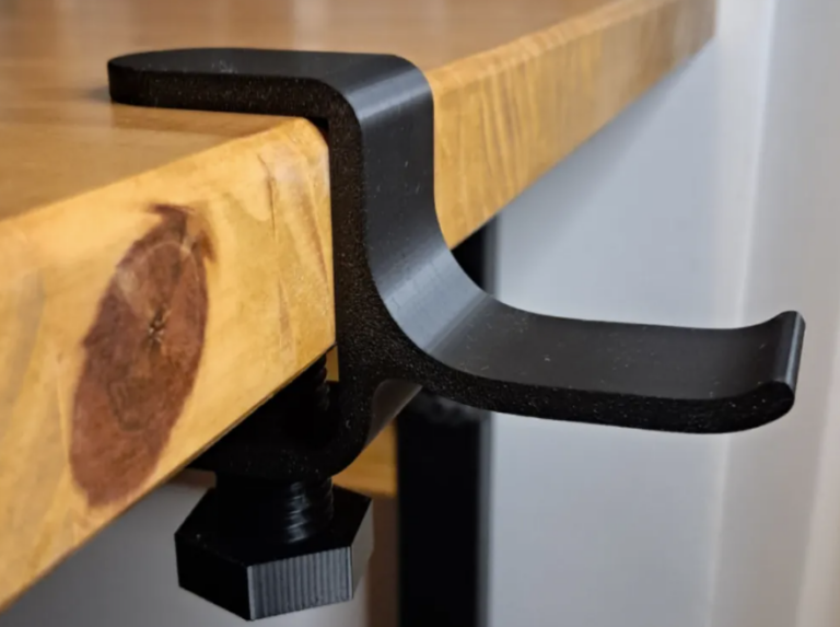 Soporte para audífono ajustable con tornillo