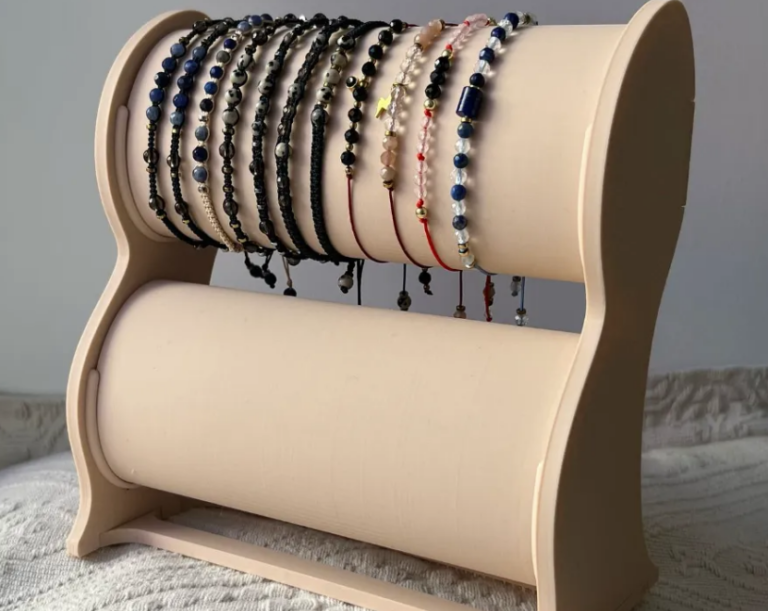 Exhibidor de pulseras doble