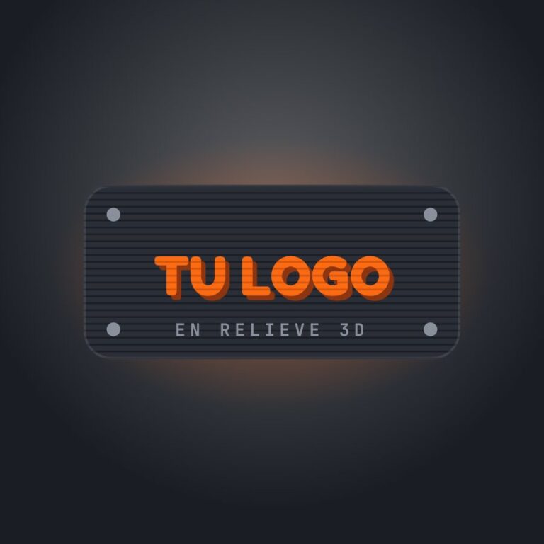 Letrero 3D con tu logo